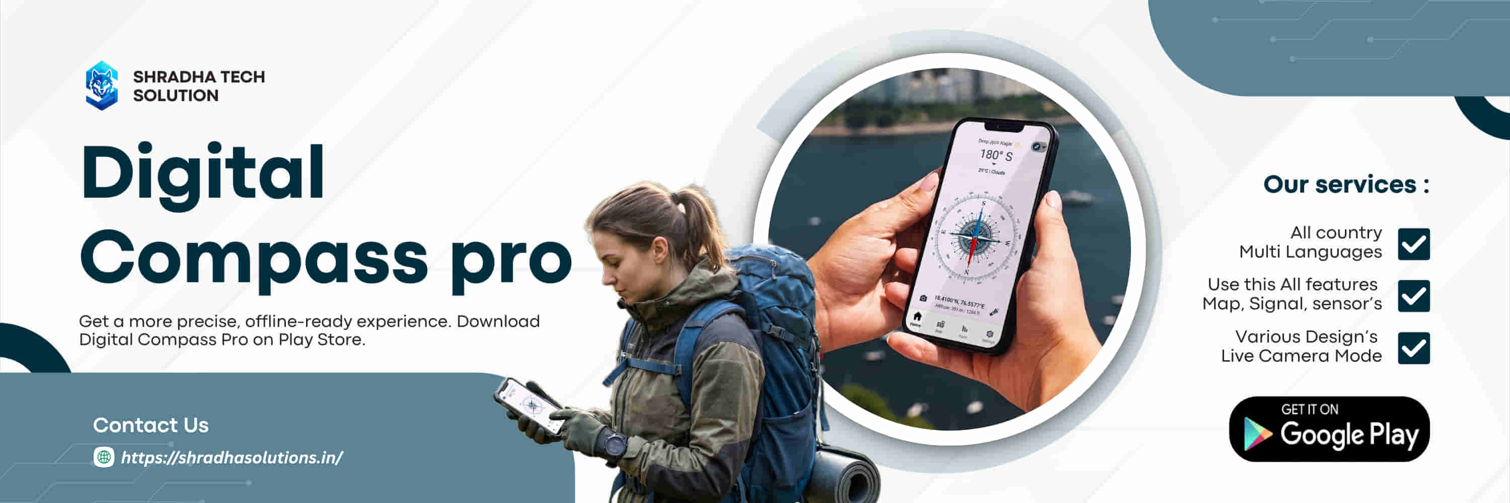 Digital Compass Pro Banner